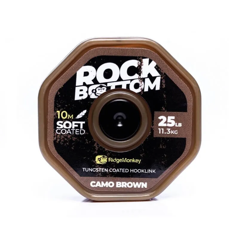 Tresse Ridge Monkey Tungstène Rock Bottom Camo Brown 25 Ib 10 m