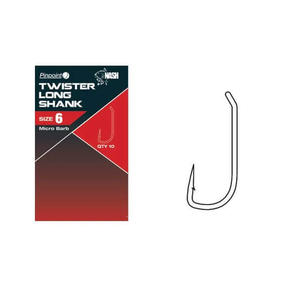 Hameçons Nash Twister Long Shank