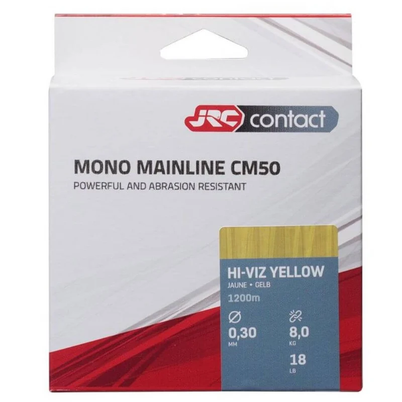 Nylon JRC Contact CM50 Hi-Viz Yellow 1200 m