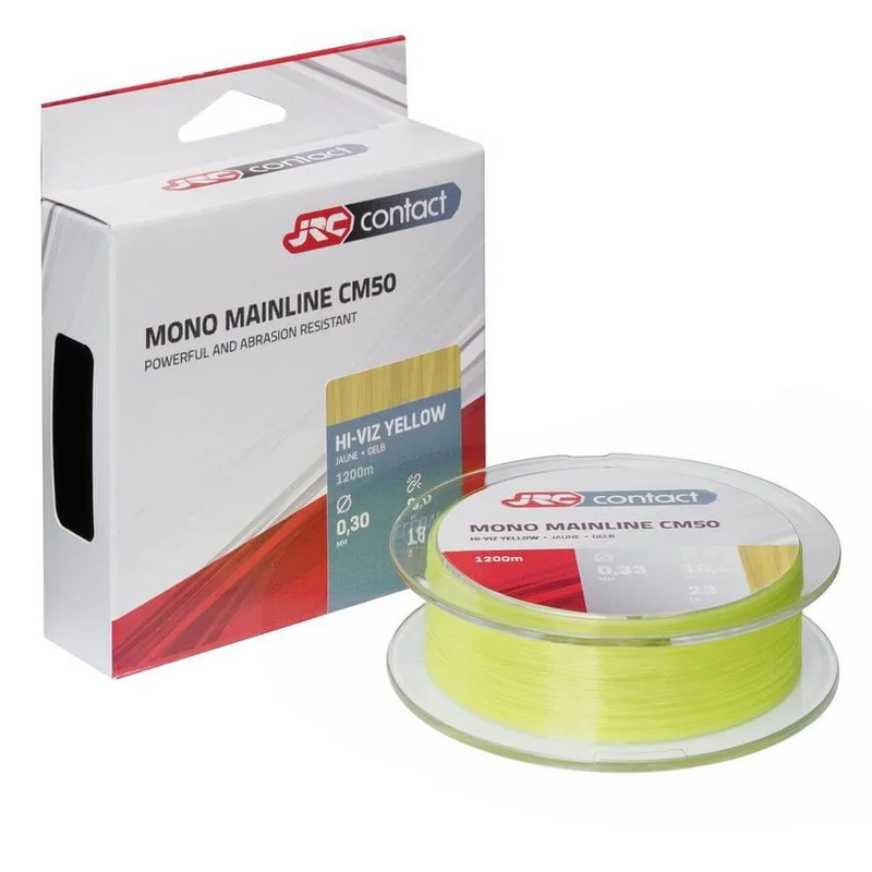 Nylon JRC Contact CM50 Hi-Viz Yellow 600 m