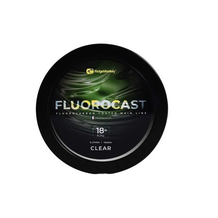 Fil Fluorocarbone Ridge Monkey FluoroCast 1000 m Claro