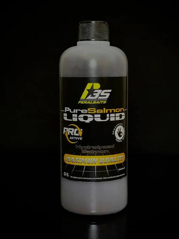 Liquide booster Peralbaits Pure Saumon 500 ml