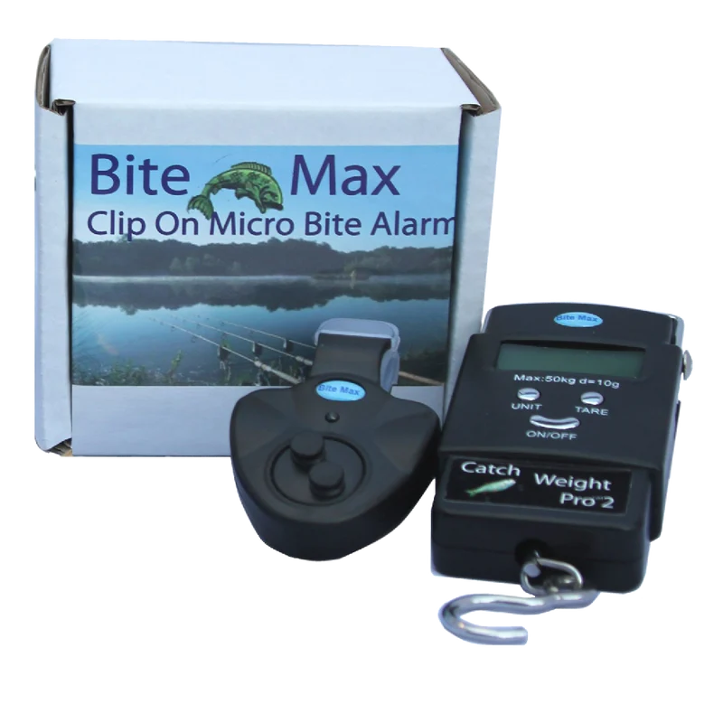 Bite Max Fishing Twin Pack Micro Bite Alarm Indicator