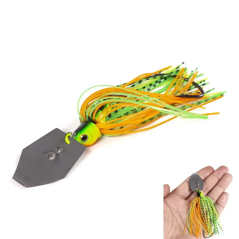 Buzzbait Métal à Jupe Souple