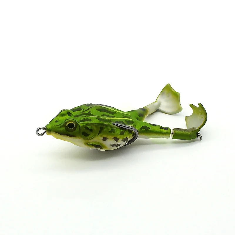 Leurre Grenouille Flottante à Pattes Rotatives