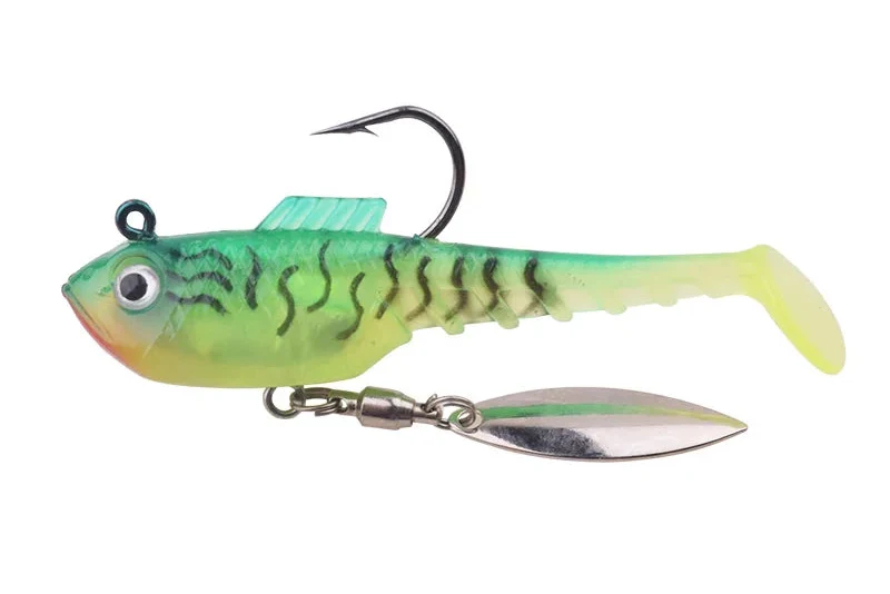 Leurre Souple – 7 cm / 11,5 g – Cuillère Tournante & Nage Réaliste