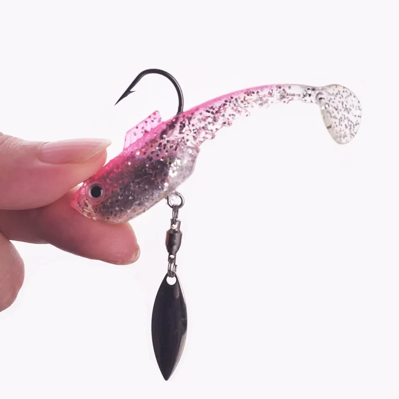 Leurre Souple – 7 cm / 11,5 g – Cuillère Tournante & Nage Réaliste