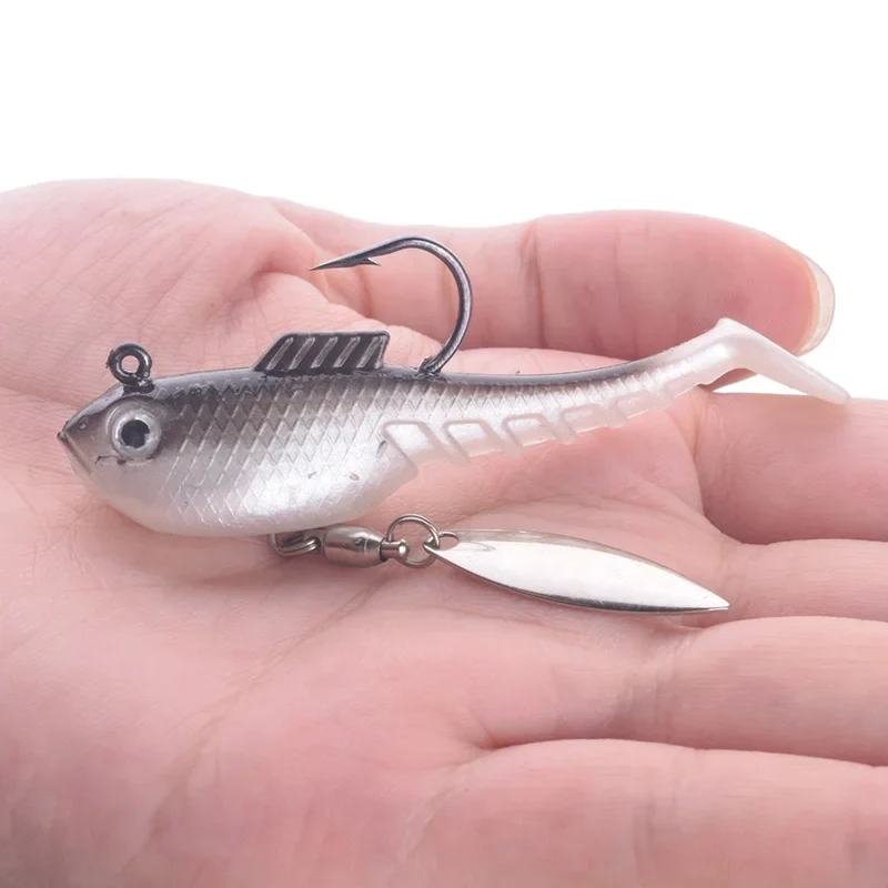 Leurre Souple – 7 cm / 11,5 g – Cuillère Tournante & Nage Réaliste
