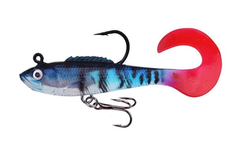 Leurre Souple Jig 6 cm – 4 g curl tail