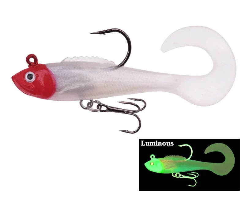 Leurre Souple Jig 6 cm – 4 g curl tail