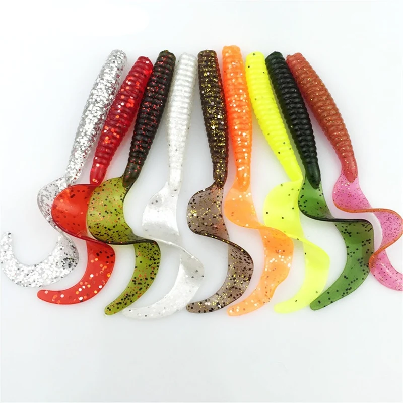 Leurre souple Twist 5Pcs/lot 8cm 4.3g