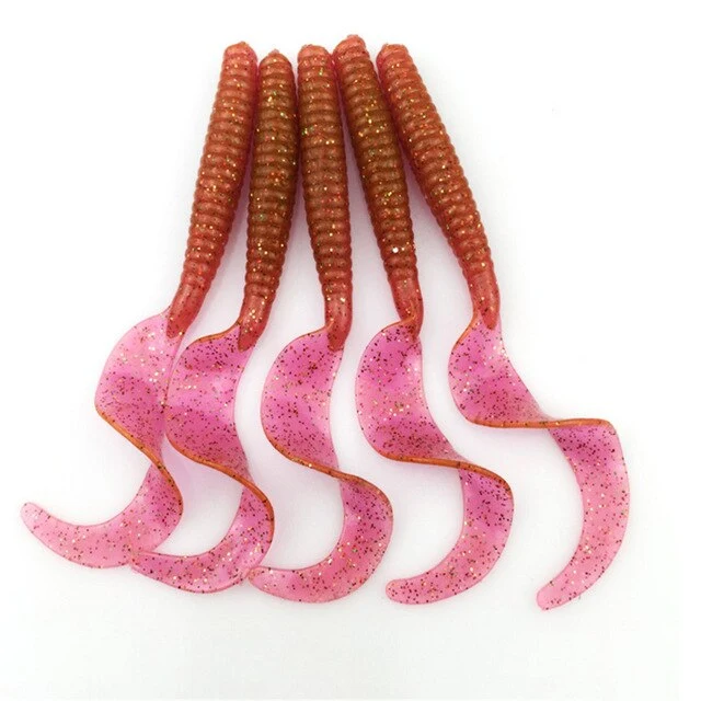 Leurre souple Twist 5Pcs/lot 8cm 4.3g