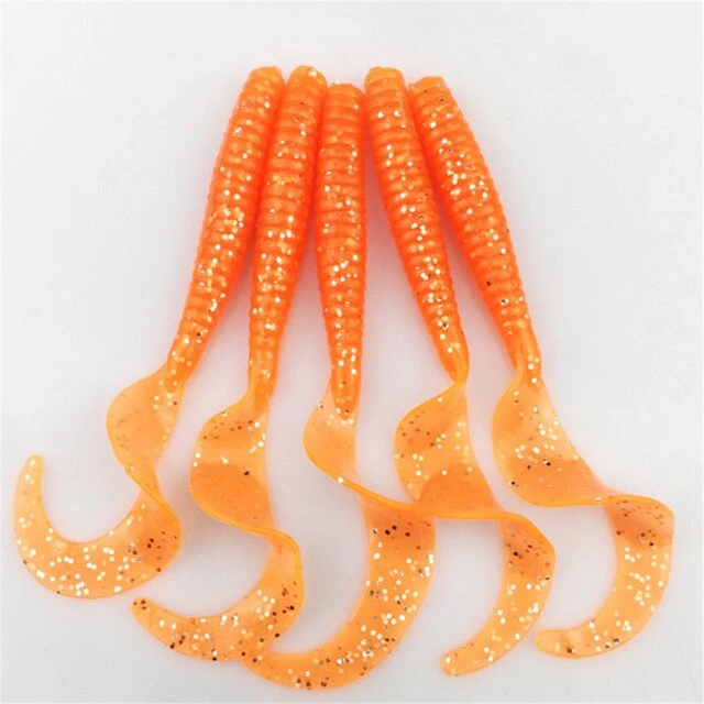 Leurre souple Twist 5Pcs/lot 8cm 4.3g