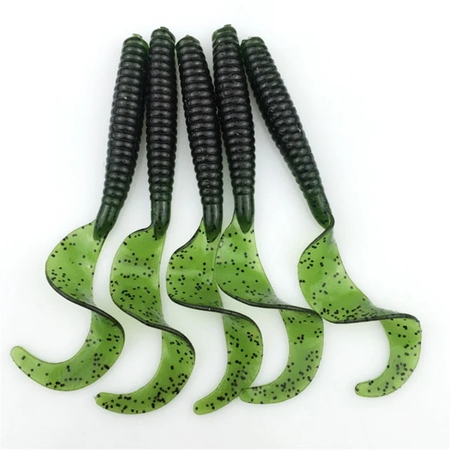 Leurre souple Twist 5Pcs/lot 8cm 4.3g