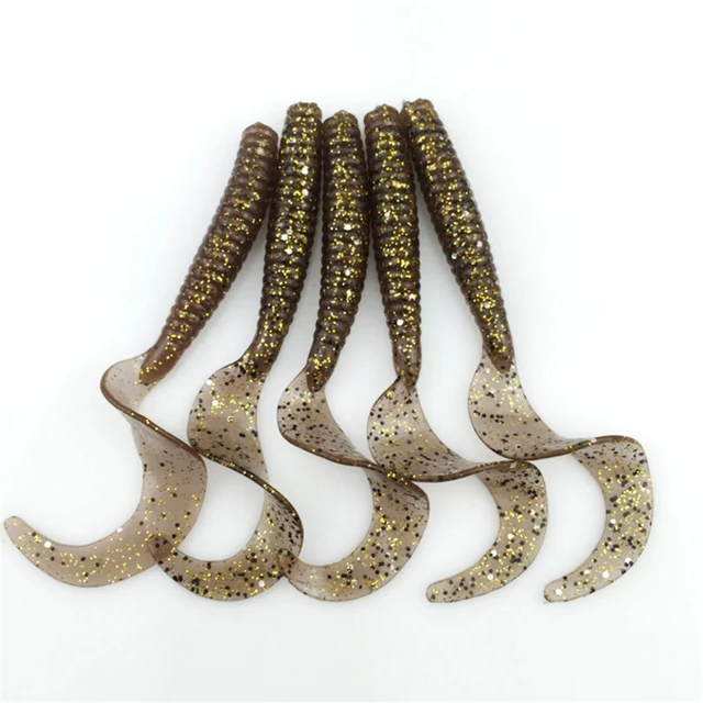 Leurre souple Twist 5Pcs/lot 8cm 4.3g