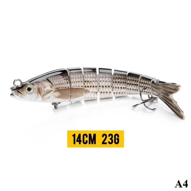 Leurre articulé réaliste - Brochet/Sandre