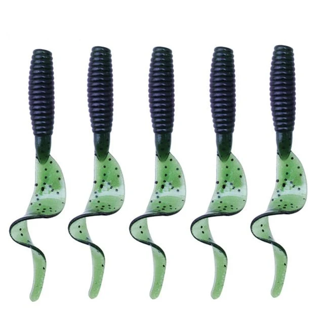 Leurre souple parfumés x5 - Nage + attractant