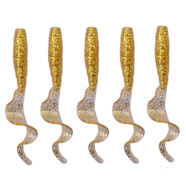 Leurre souple parfumés x5 - Nage + attractant