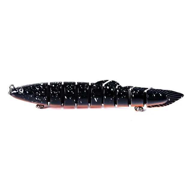 Leurre Articulé Réaliste 14 cm – Nage Sinueuse pour Brochet/Sandre