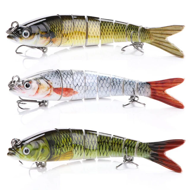 VTAVTA 1/3/6 pièces leurre de pêche 14cm 23g appâts artificiels durs 8 Segments brochet ensemble de leurres