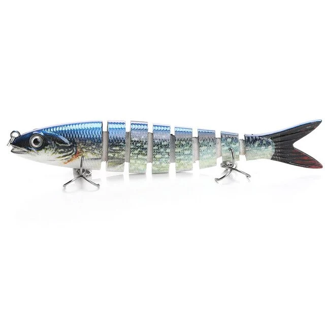 VTAVTA 1/3/6 pièces leurre de pêche 14cm 23g appâts artificiels durs 8 Segments brochet ensemble de leurres