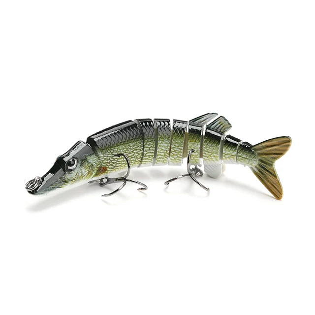 VTAVTA appât artificiel pour brochet appât multi-jointed 12.5cm 20g leurres réalistes pour pêche Wobblers leurres de pêche en mer