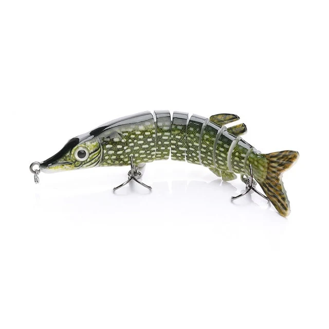 VTAVTA appât artificiel pour brochet appât multi-jointed 12.5cm 20g leurres réalistes pour pêche Wobblers leurres de pêche en mer