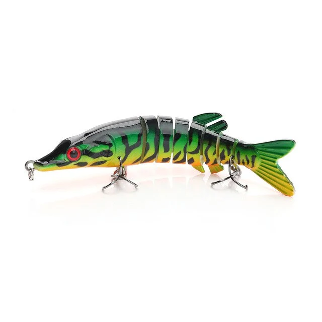 VTAVTA appât artificiel pour brochet appât multi-jointed 12.5cm 20g leurres réalistes pour pêche Wobblers leurres de pêche en mer