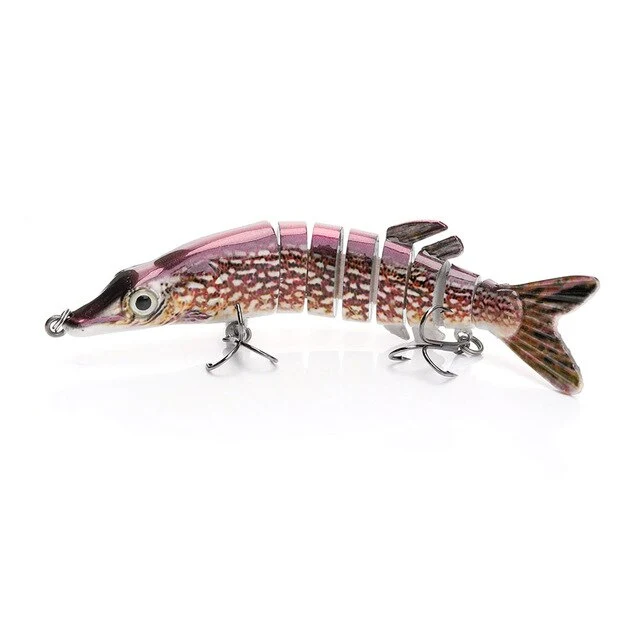 VTAVTA appât artificiel pour brochet appât multi-jointed 12.5cm 20g leurres réalistes pour pêche Wobblers leurres de pêche en mer