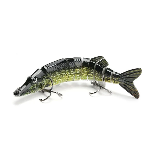 VTAVTA appât artificiel pour brochet appât multi-jointed 12.5cm 20g leurres réalistes pour pêche Wobblers leurres de pêche en mer