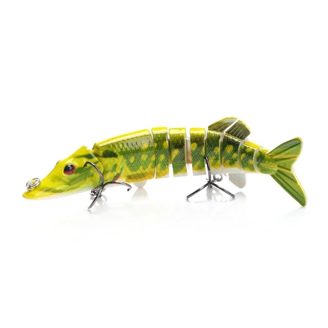 VTAVTA appât artificiel pour brochet appât multi-jointed 12.5cm 20g leurres réalistes pour pêche Wobblers leurres de pêche en mer