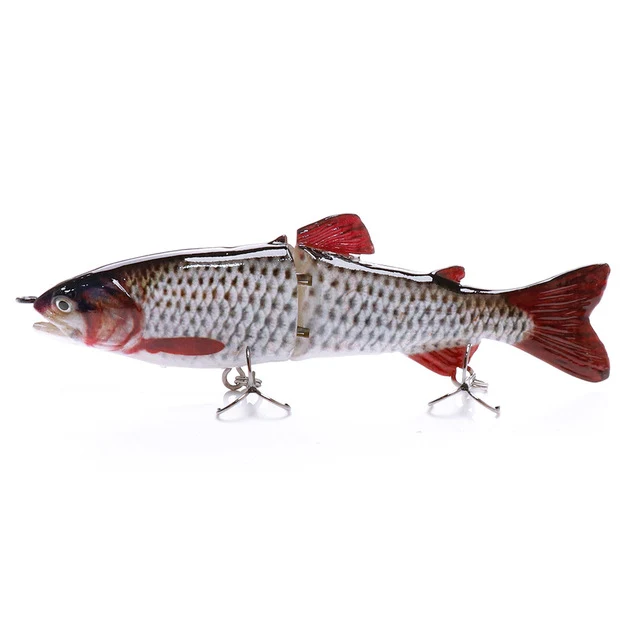 VTAVTA 12cm 23g naufrage Wobblers leurre de pêche truite réaliste 2 segments manivelle appât artificiel dur brochet pêche nageur