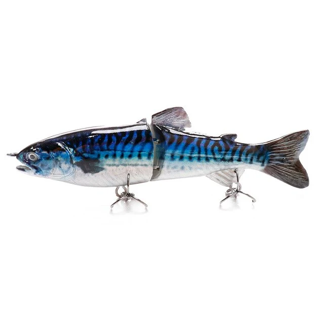 VTAVTA 12cm 23g naufrage Wobblers leurre de pêche truite réaliste 2 segments manivelle appât artificiel dur brochet pêche nageur