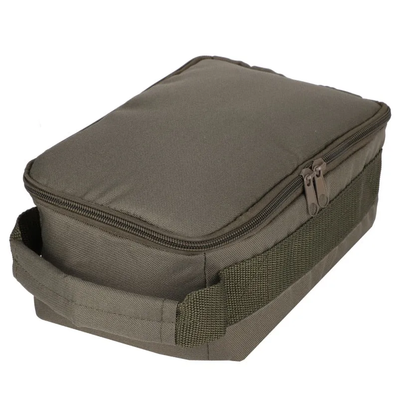 Fishing Reel Bag 4-Layer 600D Oxford Cloth Handled Dual Zipper Outdoor Storage Case Container For Line Bait Fishhooks H3