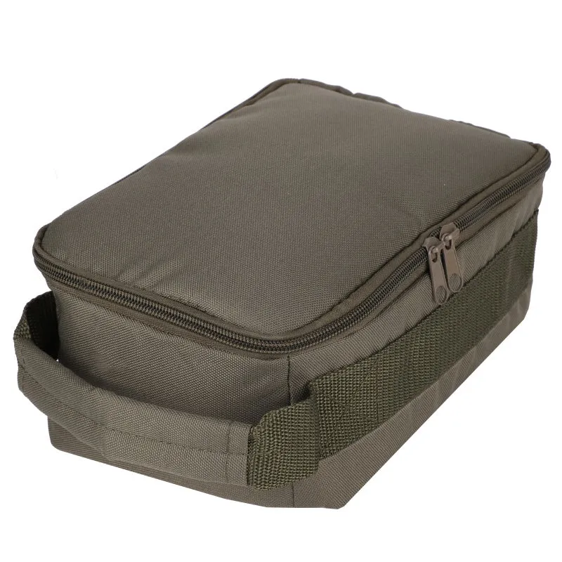 Fishing Reel Bag 4-Layer 600D Oxford Cloth Handled Dual Zipper Outdoor Storage Case Container For Line Bait Fishhooks H3