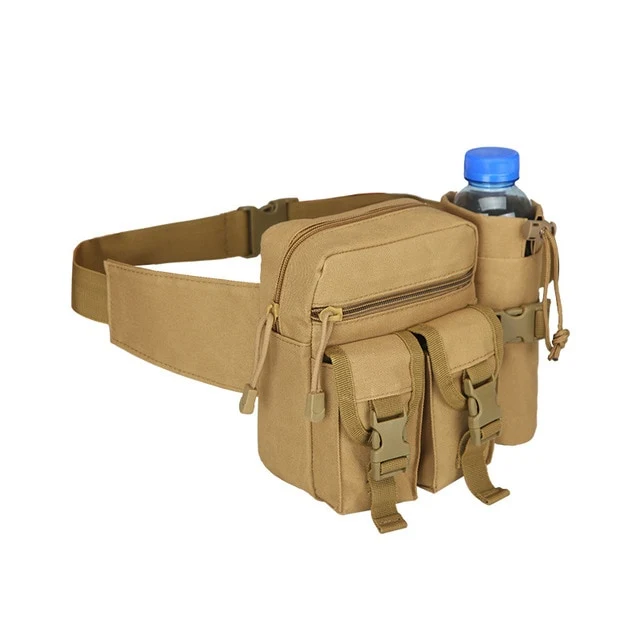 Outdoor Military Tactical Shoulder Bag Waterproof Oxford Molle Fishing Bags Hiking Pouch Kettle Bag Bolsillo Waist Pack Bag