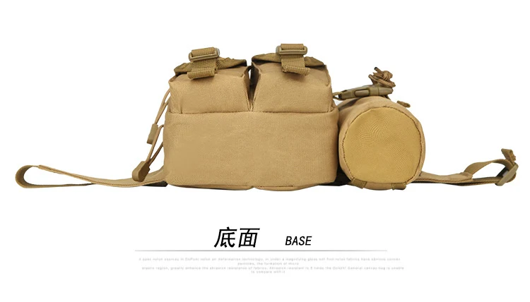 Outdoor Military Tactical Shoulder Bag Waterproof Oxford Molle Fishing Bags Hiking Pouch Kettle Bag Bolsillo Waist Pack Bag