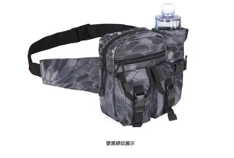Outdoor Military Tactical Shoulder Bag Waterproof Oxford Molle Fishing Bags Hiking Pouch Kettle Bag Bolsillo Waist Pack Bag