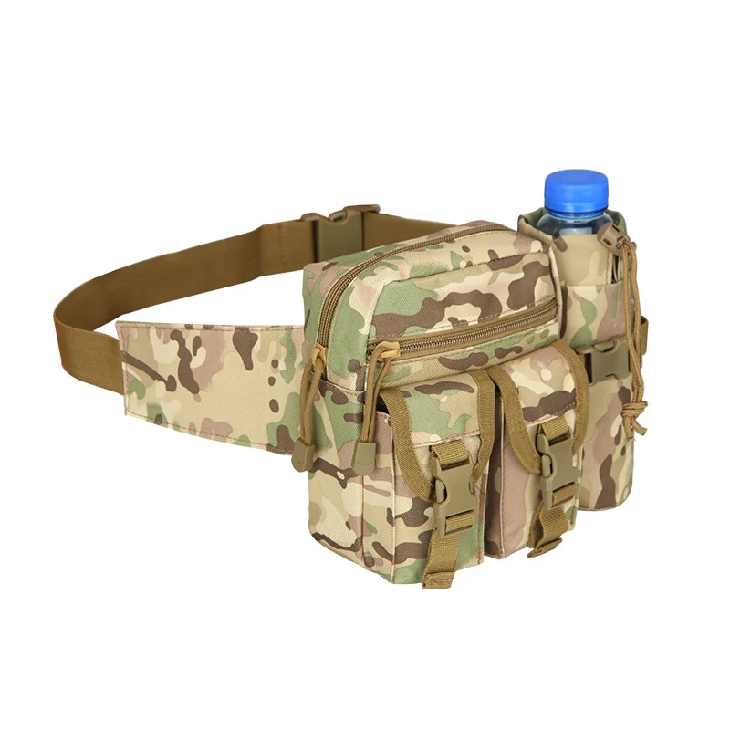 Outdoor Military Tactical Shoulder Bag Waterproof Oxford Molle Fishing Bags Hiking Pouch Kettle Bag Bolsillo Waist Pack Bag