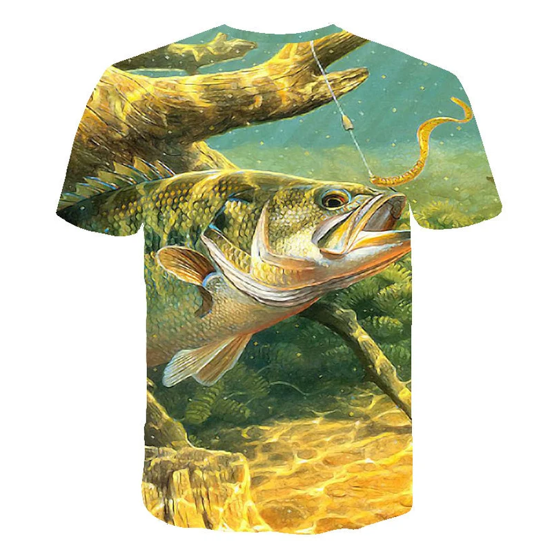Summer Men Fishing Clothing Set Short Sleeve Fishing Round Shirt and Shorts Outdoor Leisure T-shirt Fishing Clothes Shirt Pants