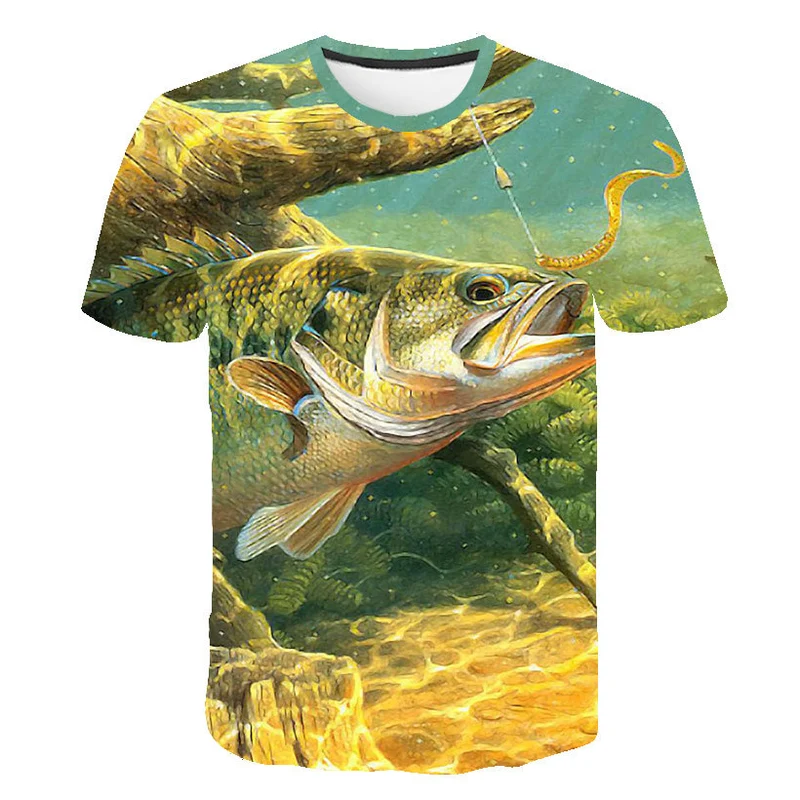 Summer Men Fishing Clothing Set Short Sleeve Fishing Round Shirt and Shorts Outdoor Leisure T-shirt Fishing Clothes Shirt Pants