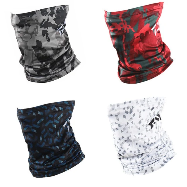 Men DAIWA Fishing Scarf Sport Scarves Magic Hats Anti Caps Shirts Clothes Uv Outdoor Cycling