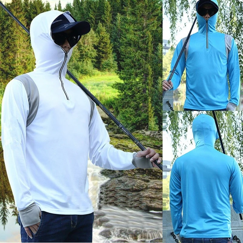 Summer Fishing Clothing for Men Women Long-sleeve