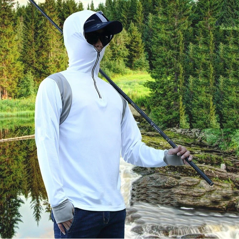Summer Fishing Clothing for Men Women Long-sleeve