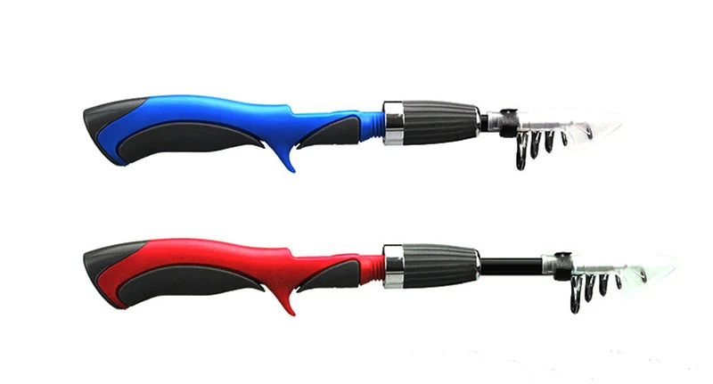 Carbon Fiber Rod Superhard Boat Ice Fly Lure Fishing Rod With High Quality Fishing Reel Fishing Tackle set De Pesca 1.4m Length