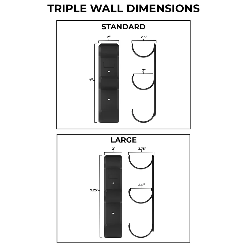 Fly Rod Tube Holder | Triple Wall