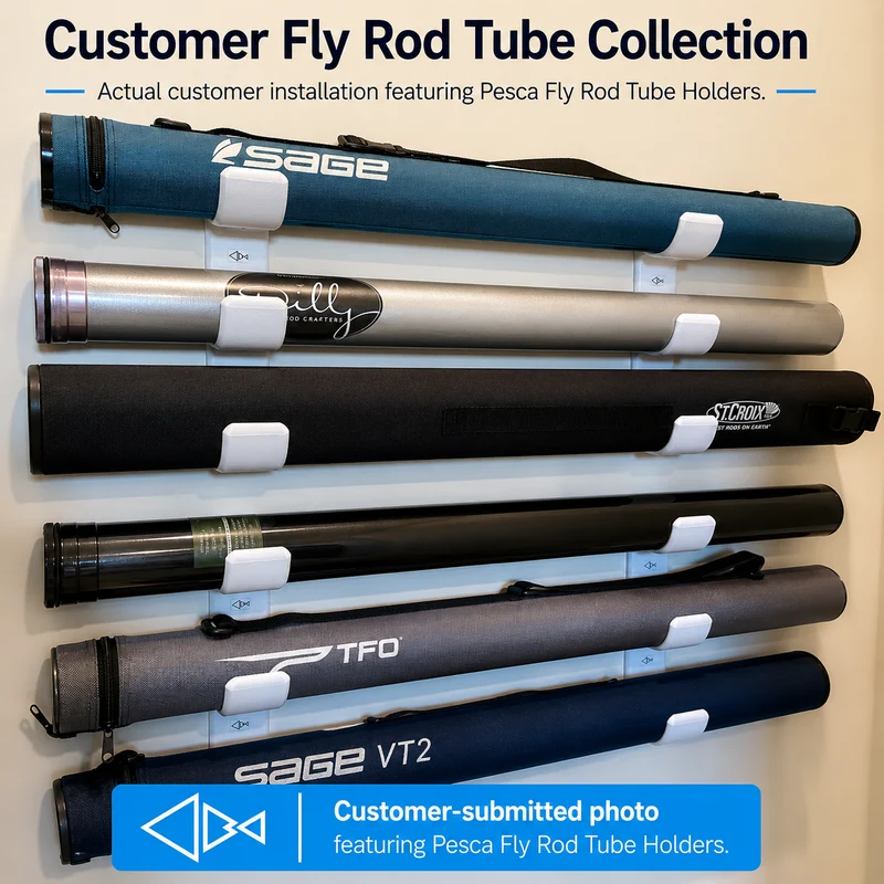 Fly Rod Tube Holder | Triple Wall