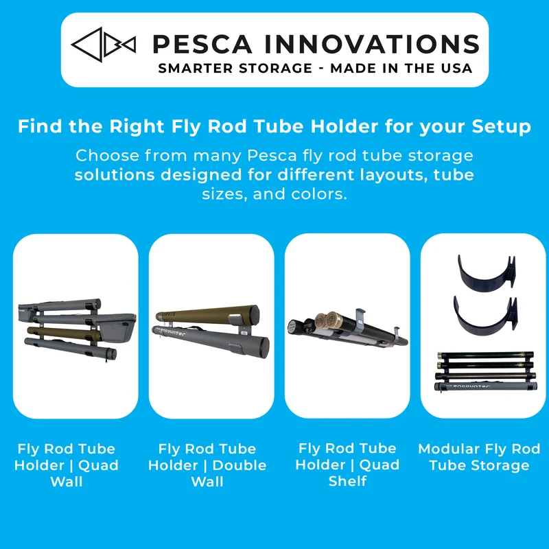 Fly Rod Tube Holder | Double Wall