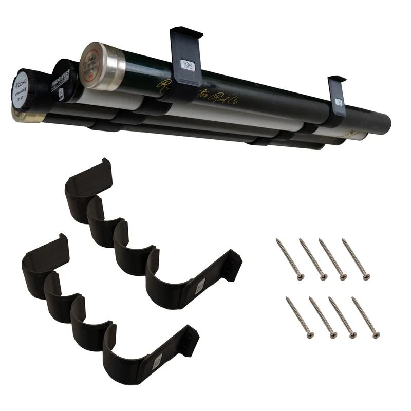 Fly Rod Tube Holder | Quad Shelf
