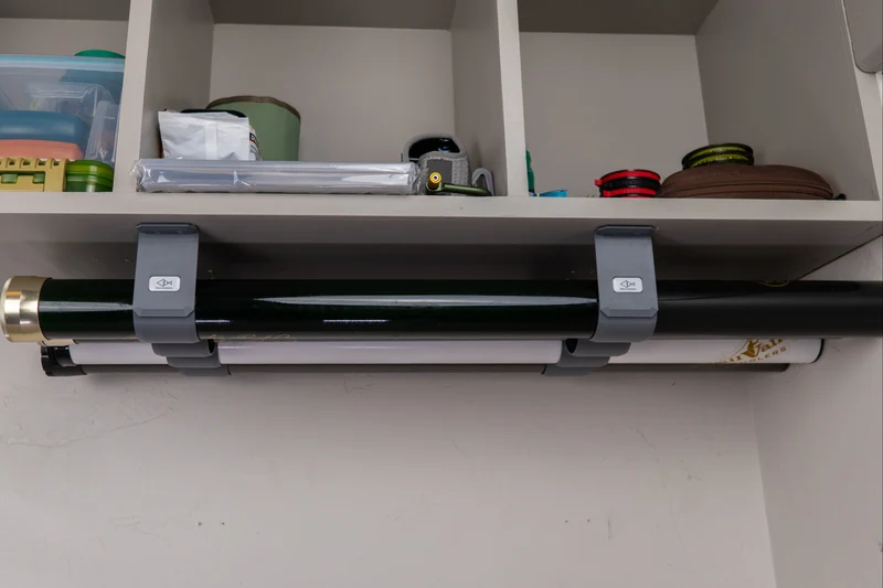 Fly Rod Tube Holder | Quad Shelf